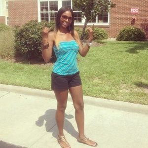 Guess blue Halter top